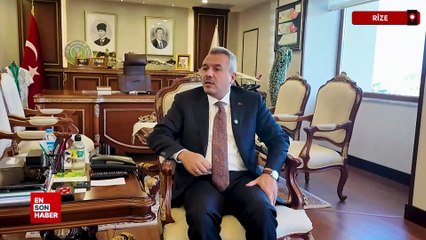 Rize Valisi Baydar, kış turizmi çalışmalarını ve afetlere karşı önlemleri anlattı