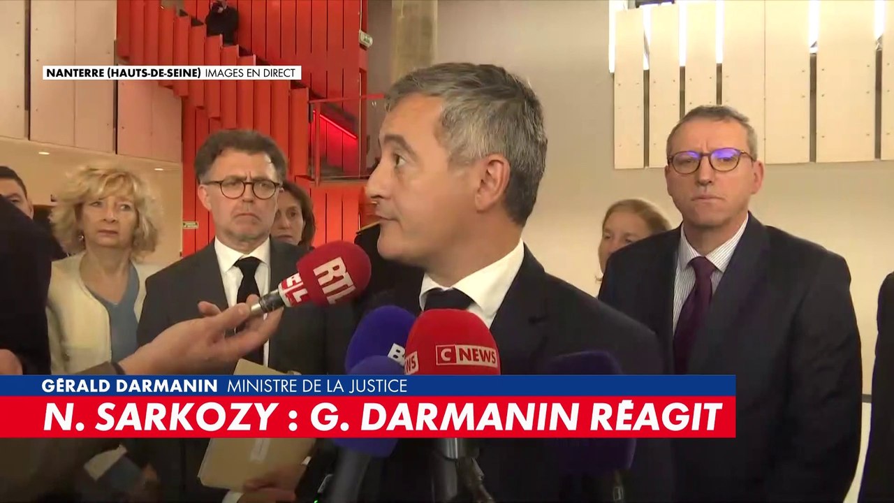 Gérald Darmanin : «J'irais voir Nicolas Sarkozy pour m'assurer de sa sécurité»