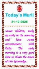 🇲🇰 Essence of Murli 21 October 2025 English in Male Voice| #brahmakumaris #madhuban #shantivan