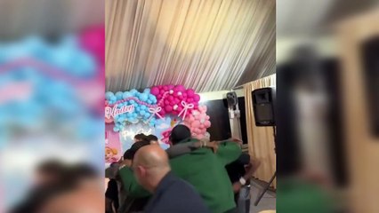 Victor Osimhen, kızının doğum gününde işte böyle eğlendi! Günay Güvenç ve Kaan Ayhan da partiye katıldı