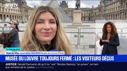 "Nous sommes très déçus de la manière dont ils ont géré la situation": les visiteurs mécontents après l'annonce de la fermeture du Louvre ce lundi