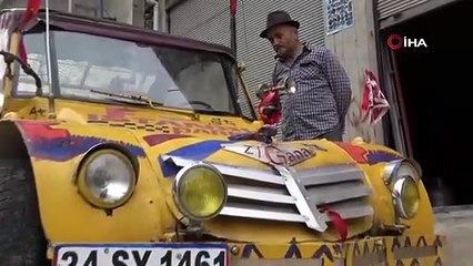 Karadeniz insanının pratik zekası ile üretilen Laz Cabrio artık yolda değil tutanakta...