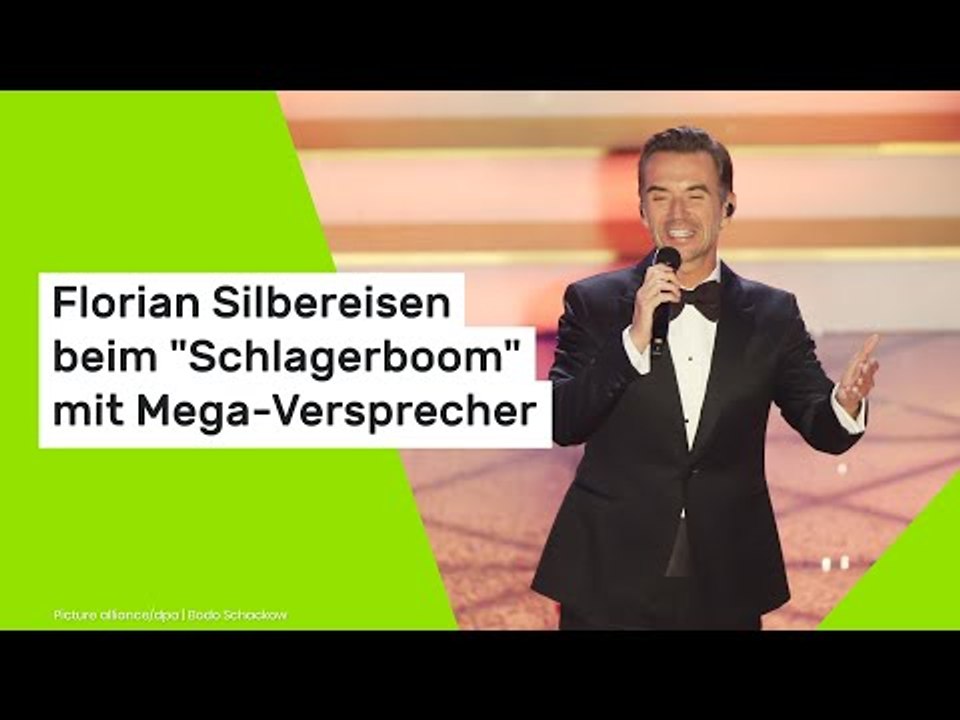 Florian Silbereisen beim 'Schlagerboom' mit Mega-Versprecher