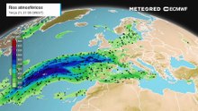 Vários rios atmosféricos vão atingir Portugal esta semana