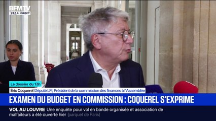 Examen du budget en commission: Éric Coquerel (député LFI) affirme que le calendrier sera tenu