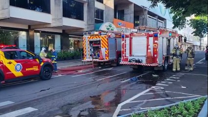 Princípio de incêndio no Hotel Copas Verdes mobiliza Corpo de Bombeiros