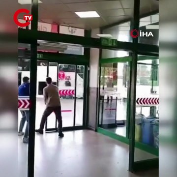 Otogarda etrafa rastgele ateş açan uzman çavuş bacağından vuruldu