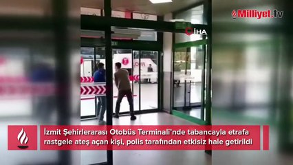 Otogarda silahlı çatışma! Uzman çavuş vurularak durduruldu