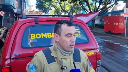 Conforme oficial, fumaça assustou população mas não havia fogo ou nada de errado no hotel