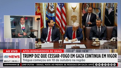 Trump diz que cessar-fogo em Gaza continua em vigor; Thulio Nassa comenta