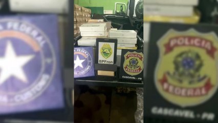 BPFRON apreende mais de 36 mil pacotes de cigarros e mais de mil garrafas de vinho contrabandeados em Realeza