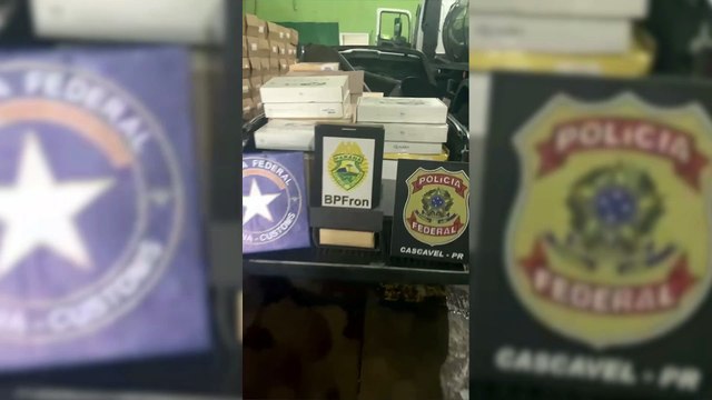 BPFRON apreende mais de 36 mil pacotes de cigarros e mais de mil garrafas de vinho contrabandeados em Realeza