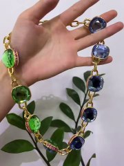 Double-sided Wear Cut Bracelet Open Bracelet 2025 Luxury Square