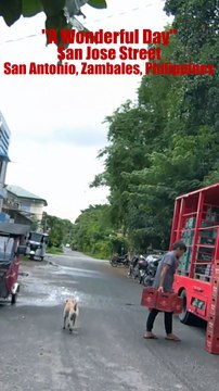 A wonderful Day in San Jose Street in San Antonio, Zambales, Philippines