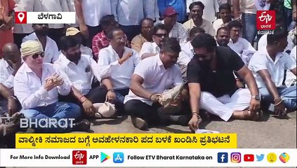 ಅವಹೇಳನಕಾರಿ ಪದ ಬಳಕೆ ಆರೋಪ: ರಮೇಶ್ ಕತ್ತಿ ವಿರುದ್ಧ ಸಿಡಿದೆದ್ದ ವಾಲ್ಮೀಕಿ ಸಮಾಜ, ಬೆಳಗಾವಿಯಲ್ಲಿ ಪ್ರತಿಭಟನೆ