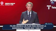 Feijóo anuncia un plan para reducir la burocracia: 