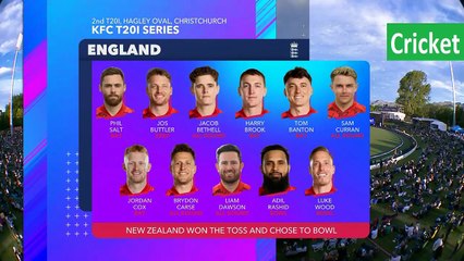 New Zealand vs England 2nd T20I Highlights 2025 🏏