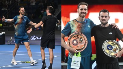 Almaty 2025 - Théo Arribagé et Albano Olivetti titrés : "Ce n'était que notre deuxième tournoi ensemble..."