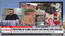 Prefeitura de Olinda (PE) decreta luto oficial após desabamento no bairro de Ouro Preto