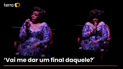 Alcione critica final de 'Vale Tudo' durante show: 'Achei xoxo'