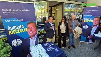 Gricignano (CE) - Regionali, Augusto Bisceglia inaugura comitato (20.10.25)