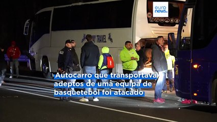 Ataque a autocarro de adeptos de basquetebol faz um morto em Itália