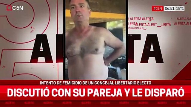 Ignacio Contreras de La Libertad Avanza (LLA) terminó detenido por dispararle dos veces a su esposa