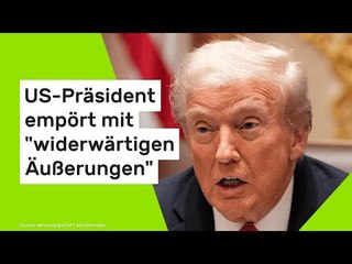 Donald Trump: US-Präsident empört mit "widerwärtigen Äußerungen" beim Selenskyj-Treffen