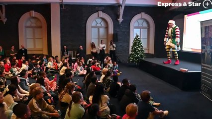 TV star and author David Walliams meets hundreds of Wolverhampton pupils during his visit to Grand Station, Wolverhampton. The Express & Star catch up with him for a chat.