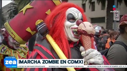 Este fin de semana se llevó a cabo la Marcha Zombie 2025 en CDMX
