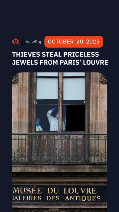 Thieves rob priceless jewels from Paris’ Louvre in brazen heist