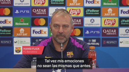 La declaración de amor de Flick al Barça: "amo Barcelona"