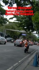 Normal Afternoon on United Nations Avenue in Manila City in the Philippines