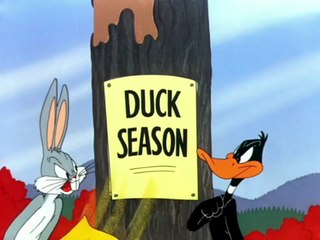 Duck season, rabbit season...Rabbit Fire (1951)