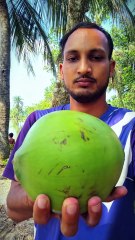 This Is A Very Beautiful Green Coconut _ Fruit Cutting Skills