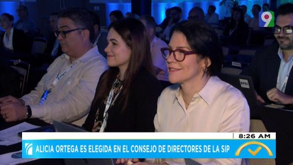 Alicia Ortega es elegida en el consejo de Directores de la SIP | El Despertador