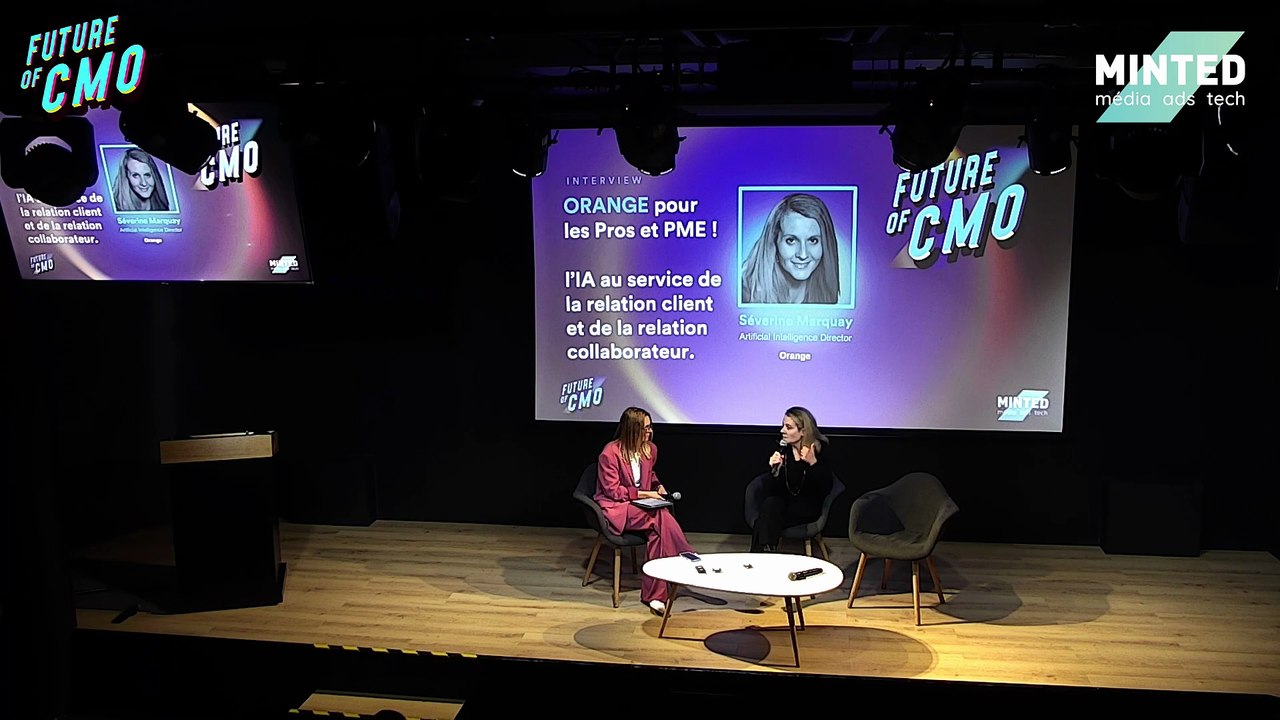 Future of CMO : ORANGE pour les Pros et PME : l’IA au service de la relation client et de la relation collaborateur.  "