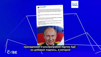 Нет, воздушной шар с портретом Путина не пролетал над центром Берлина