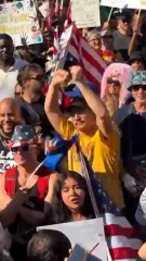 Pedro Pascal acude a las manifestaciones 'No Kings'