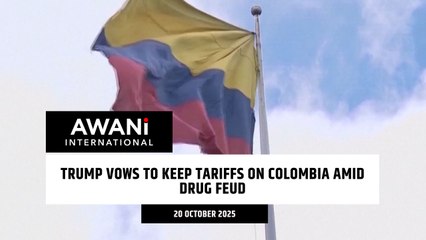 Trump vows to keep tariffs on Colombia amid drug feud