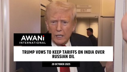 Trump vows to keep tariffs on India over Russian oil