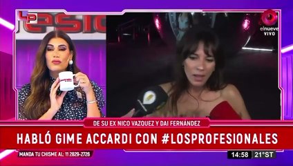Gime Accardi habló de la nueva relación entre Nico Vázquez y Dai Fernández
