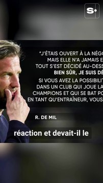 Rik De Mil à Charleroi, ça sent le c*** : on revient sur les propos du coach des zèbres après la saga de Union