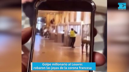 Golpe millonario al Louvre: robaron las joyas de la corona francesa