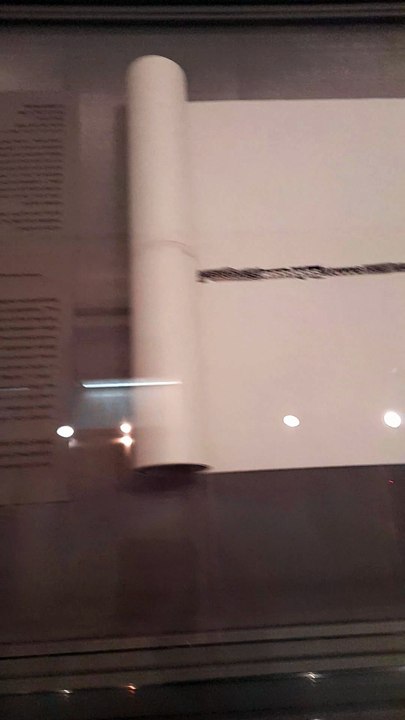 Manga-style lithograph at Israel Museum exhibition