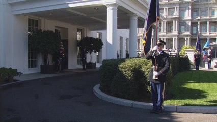 TRUMP welcomes AUSTRALIAN PRIME MINISTER at WHITE HOUSE