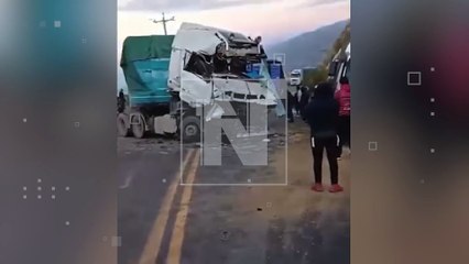 Grave accidente en Melga deja tres vehículos destrozados en la ruta al oriente