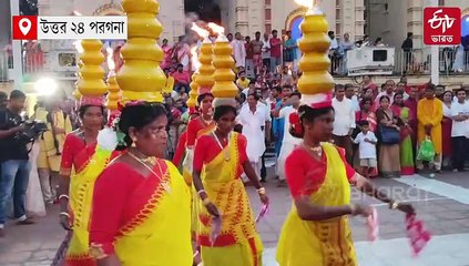 কালীপুজোয় ভবতারিণীর আরাধনায় ভক্তদের ভিড় দক্ষিণেশ্বরের মন্দিরে