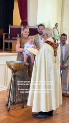 Hijo de Migbelis Castellanos enamoró con este gesto al ser bautizado