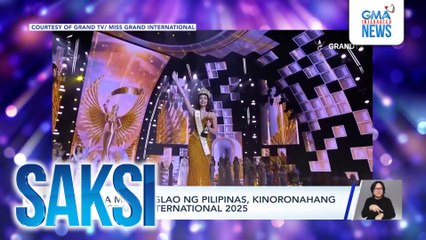 Emma Mary Tiglao ng Pilipinas, kinoronahang Miss Grand International 2025 | Saksi